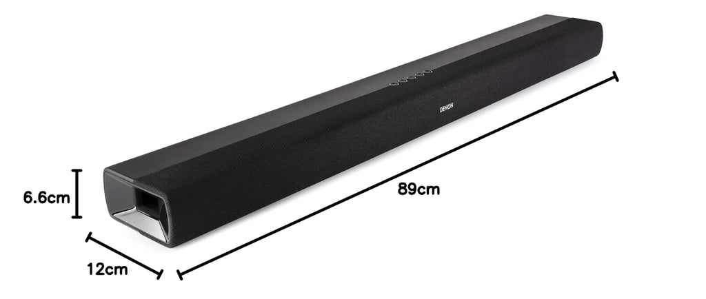 TV Soundbar DHT-S216 mit integriertem Subwoofer DTS Virtual:X 4K UHD HDMI ARC Bluetooth optischer Eingang Schwarz