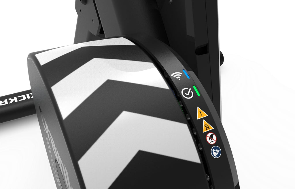 Indoor Fahrradtrainer KICKR CORE 2 mit Zwift Cog und Click 1800 W WLAN elektronischer Widerstand 20 Einstellungen