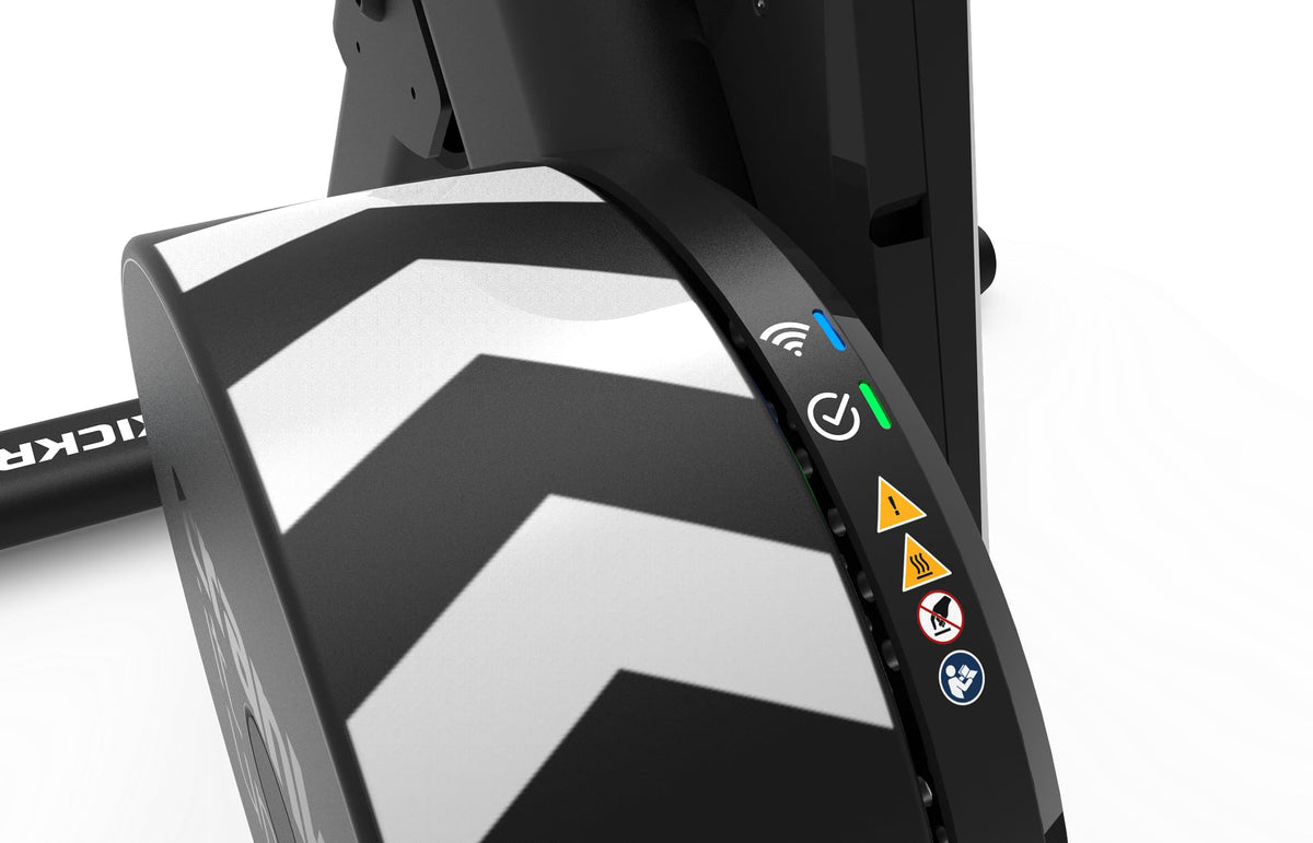 Indoor Fahrradtrainer KICKR CORE 2 mit Zwift Cog und Click 1800 W WLAN elektronischer Widerstand 20 Einstellungen