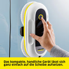 Fensterputzroboter RCW 2 Extra+ automatische Fensterreinigung 5 Reinigungsmodi 70 ml Tank 5 m Kabel 6 Paar Wischbezüge