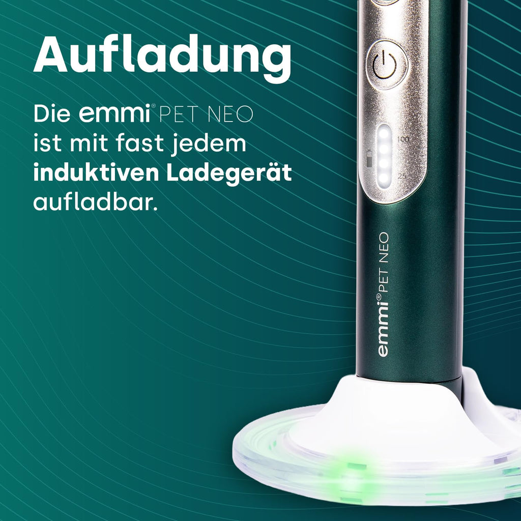 Ultraschall-Zahnbürste für Hunde NEO 96 Mio. Schwingungen 3 Reinigungsmodi 14 Tage Akkulaufzeit geräusch- und vibrationsfrei