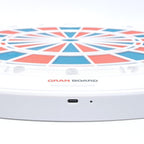 Elektronische Smart-Dartscheibe GranBoard 132 mit Bluetooth 4.0 13,2 Zoll Turniergröße und 2-Loch Double- und Triplefeldern