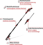 Akku-Multitool GP-HC 18/5020 Li T BL-Solo 18 V Brushless mit 50 cm Heckenschere und 18 cm Hochentaster