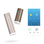 Wetterstation NWS-S-EC Innen Außen Temperatur Luftfeuchtigkeit Luftqualität UV Sensor Wettervorhersage Smart Home