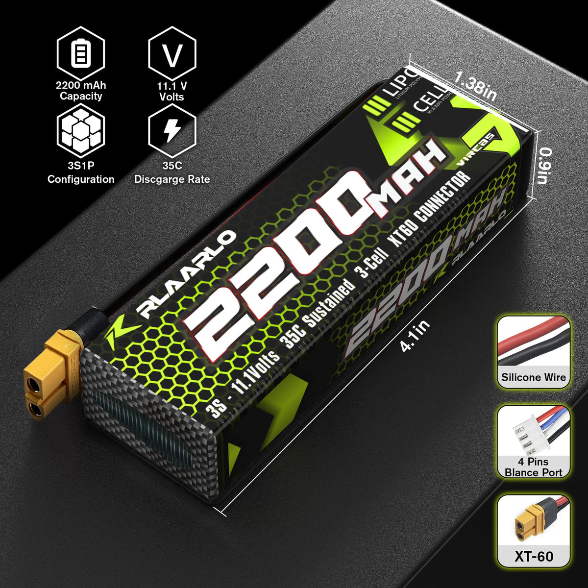 Brushless RC Monster Truck 1:10 4WD bis 50 km/h All-Terrain wasserdicht mit Carbonfaser und Fernsteuerung