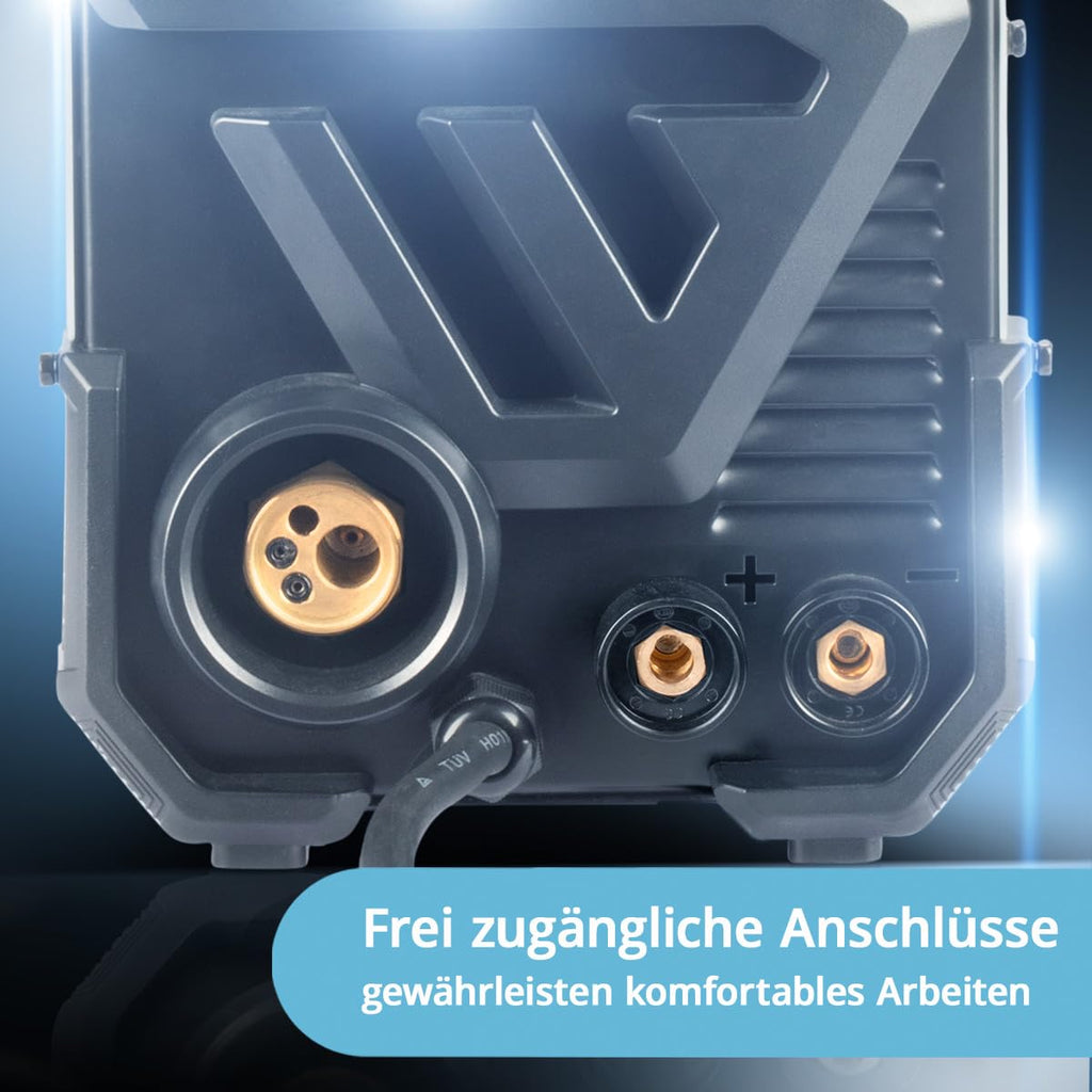 Schutzgasschweißgerät MIG MAG 200 ST 200 A IGBT Inverter synergischer Drahtvorschub FLUX Lift-TIG MMA