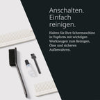 Kabelloses Haarschneider Set Magic Clip Detailer Li Titan DLC Klingen 100 Minuten 6 Aufsätze