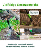 Elektrischer Unkrautvernichter mit heißem Wasser Fox One, Dampfreiniger, ohne Gas und Flamme, für Unkraut, Moos, Giersch und Grünbelag