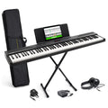 Digitalpiano Recital Play 88 Tasten 480 Sounds USB MIDI mit Ständer Sustain-Pedal Kopfhörer und Tragetasche