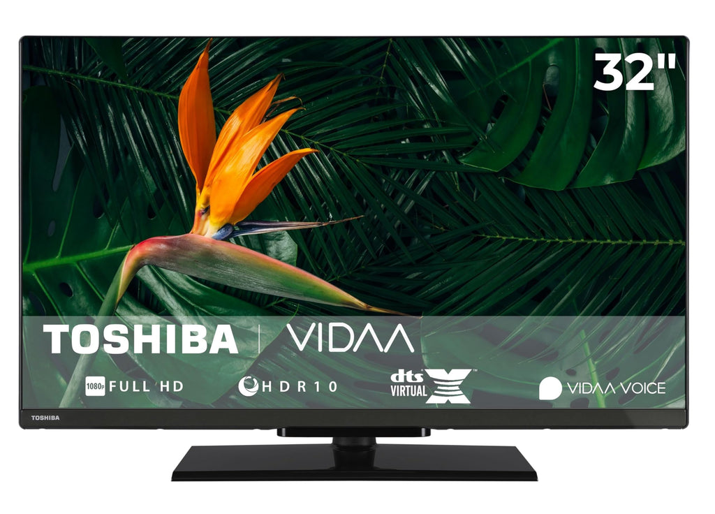 32 Zoll Fernseher 32LV3F63DA VIDAA Smart TV Full HD HDR Bluetooth 2x HDMI 1x USB Sprachsteuerung Apple AirPlay Dolby Audio Triple-Tuner