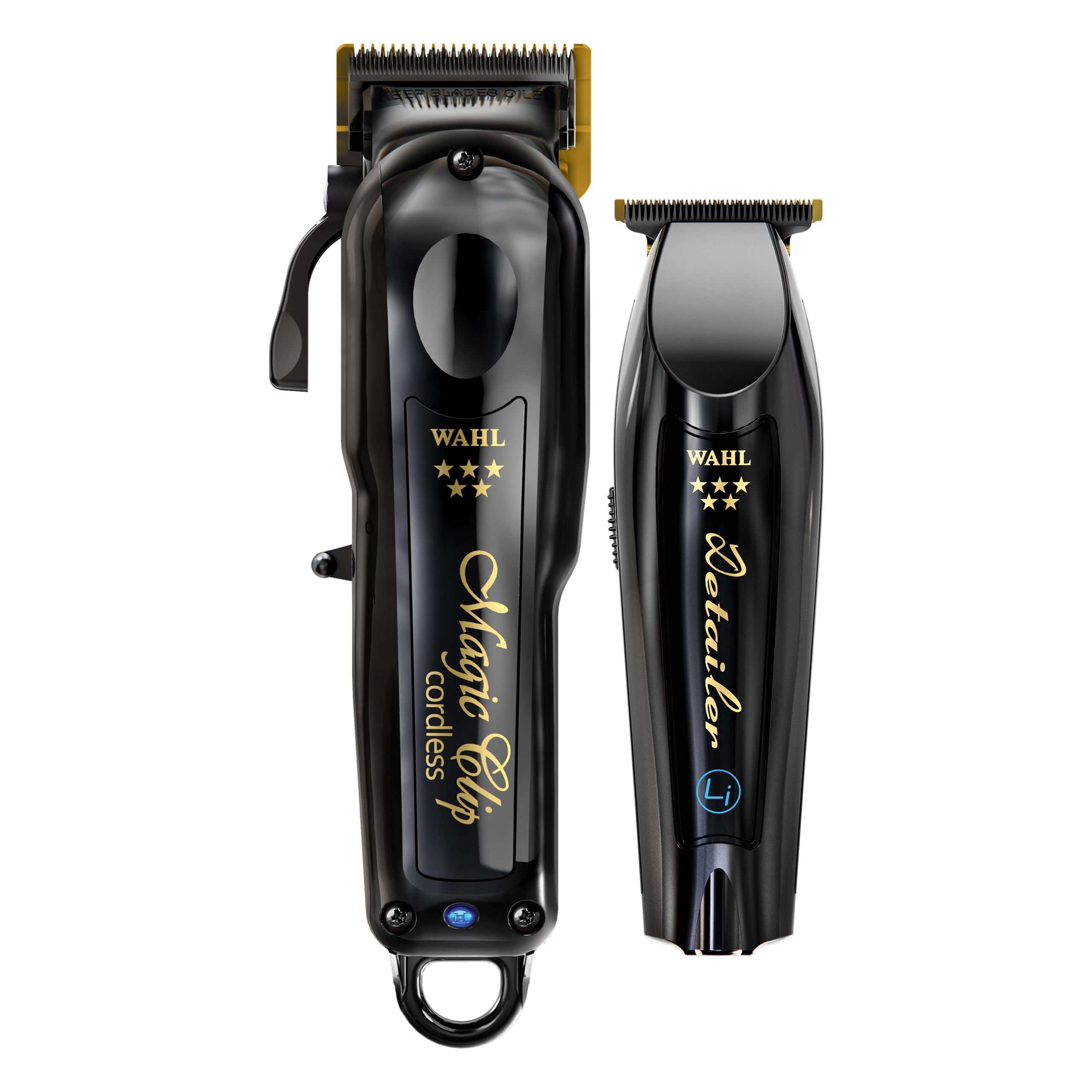 Kabelloses Haarschneider Set Magic Clip Detailer Li Titan DLC Klingen 100 Minuten 6 Aufsätze