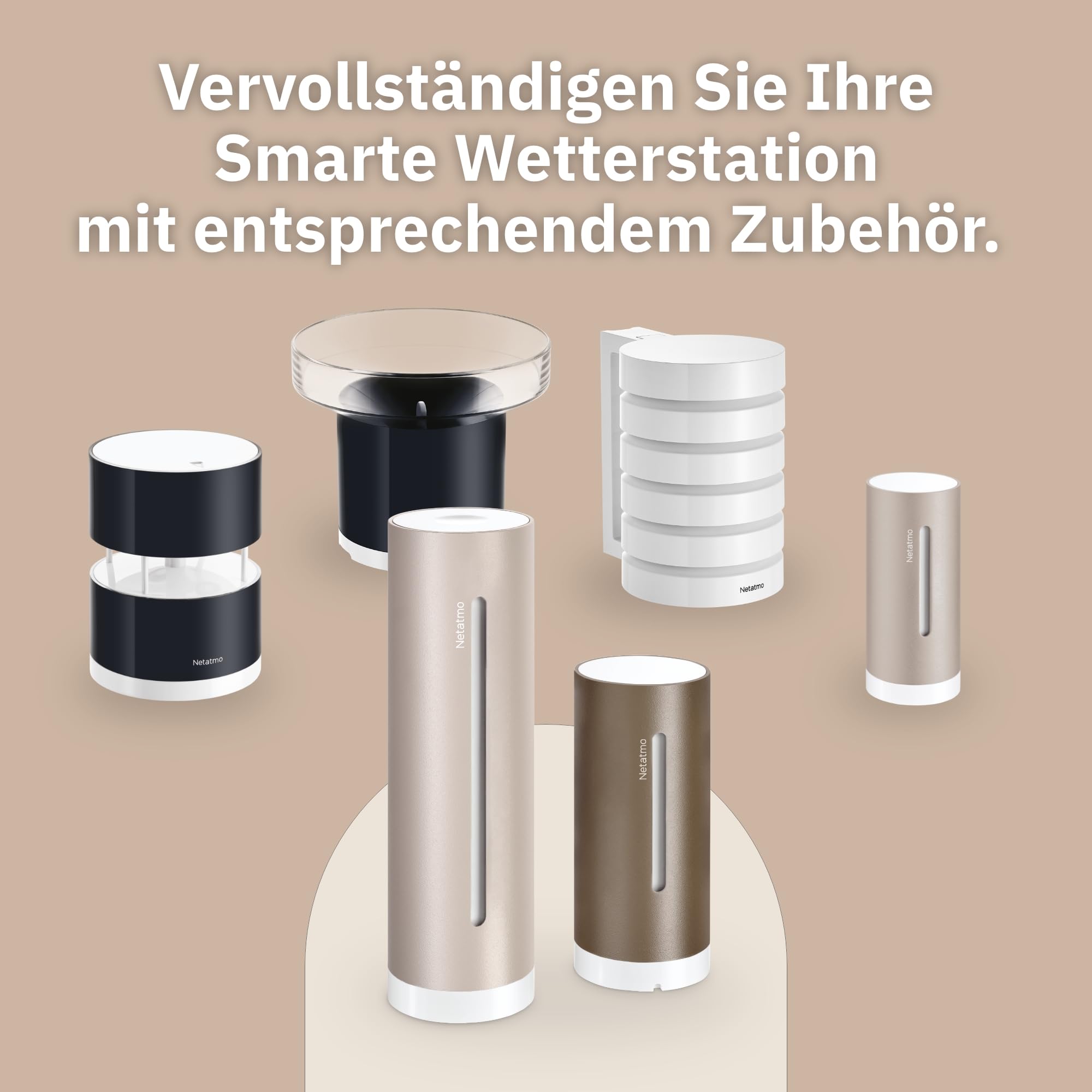 Wetterstation NWS-S-EC Innen Außen Temperatur Luftfeuchtigkeit Luftqualität UV Sensor Wettervorhersage Smart Home