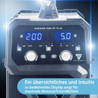 Schutzgasschweißgerät MIG MAG 200 ST 200 A IGBT Inverter synergischer Drahtvorschub FLUX Lift-TIG MMA