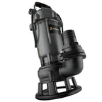 Schmutzwasserpumpe WQD1500 1500W mit Schneidwerk 26400 l/h 20 m 2 Zoll Gewebeschlauch Tragetasche