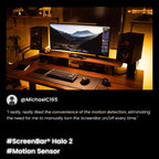 Monitorlampe ScreenBar Halo 2 mit Rücklicht, USB, 5 W, 2700–6500 K, dimmbar, Bewegungssensor, kabelloser Controller, für Monitore 0,43–6 cm