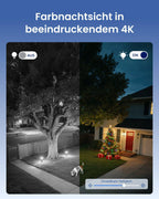 4K 8MP PTZ Überwachungskamera Outdoor TrackMix WiFi mit Wi-Fi 6 6X Hybrid-Zoom Auto-Tracking 30m Nachtsicht