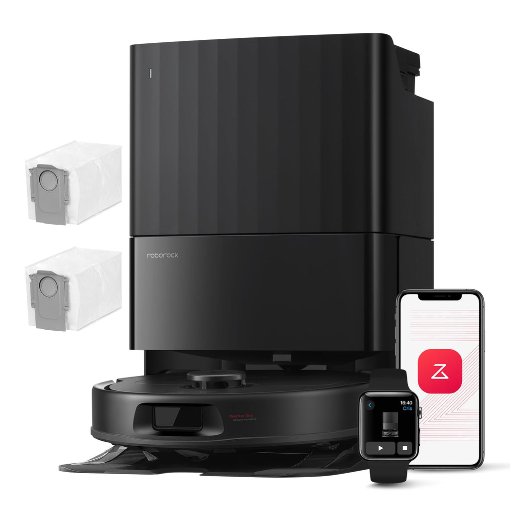 Saugroboter mit Wischfunktion QV 35A 8000 Pa 10 mm Mopp-Anhebung LiDAR-Navigation Anti-Tangle-Bürste All-in-One-Dock App-Steuerung