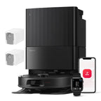 Saugroboter mit Wischfunktion QV 35A 8000 Pa 10 mm Mopp-Anhebung LiDAR-Navigation Anti-Tangle-Bürste All-in-One-Dock App-Steuerung