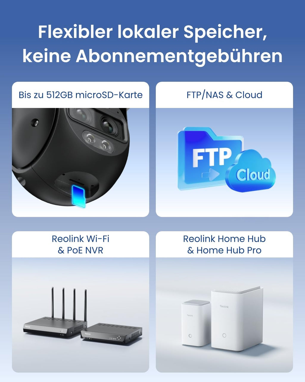 4K 8MP PTZ Überwachungskamera Outdoor TrackMix WiFi mit Wi-Fi 6 6X Hybrid-Zoom Auto-Tracking 30m Nachtsicht