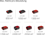 Akku-Kehrmaschine TE-SW 18/610 Li-Solo 18 V mit 61 cm Kehrbreite 20 l Schmutzbehälter verstellbarem Lenker und abnehmbarer Lippe