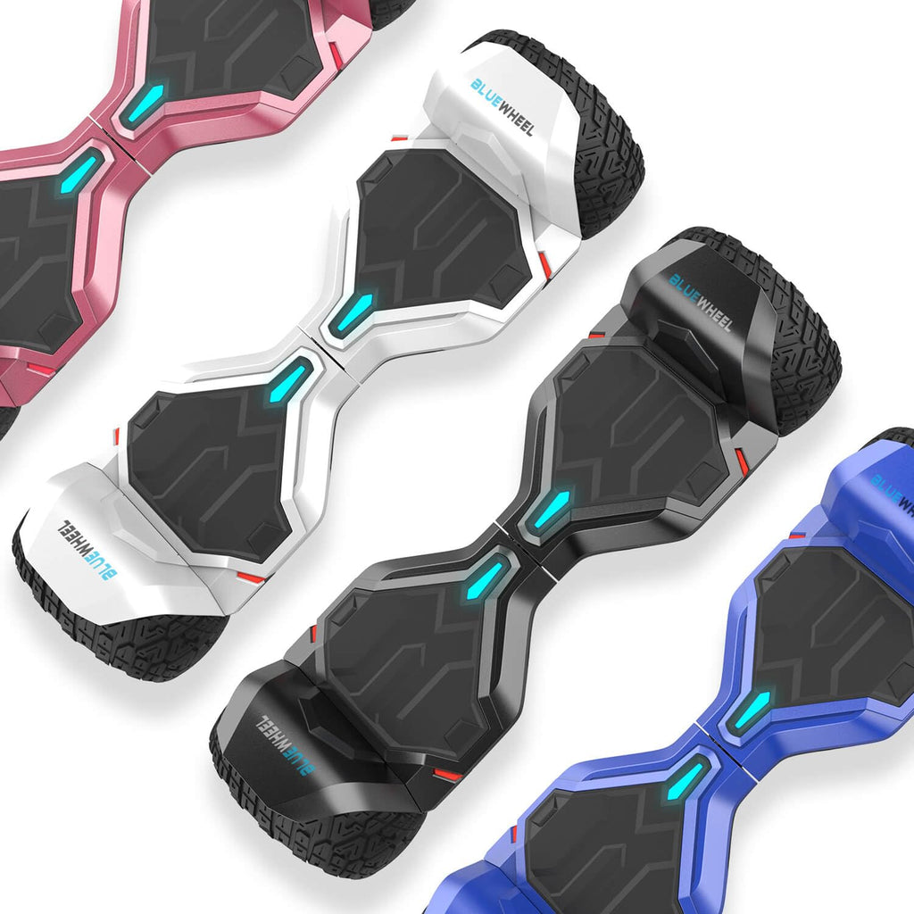 Offroad Hoverboard HX510 8,5 Zoll mit 700 W Dual-Motor Bluetooth App-Steuerung LED und 120 kg Belastbarkeit