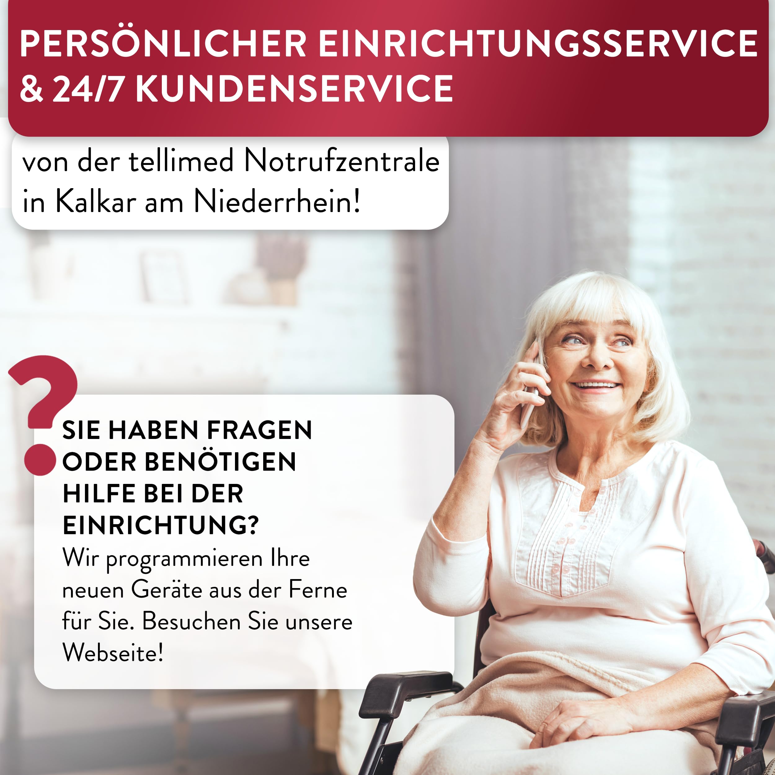 Carino 4G GPS Notrufarmband für Senioren mit Ortung Telefonfunktion SOS-Taste Nano SIM 7 Tage Akkulaufzeit IPX6 wasserdicht ohne Abo