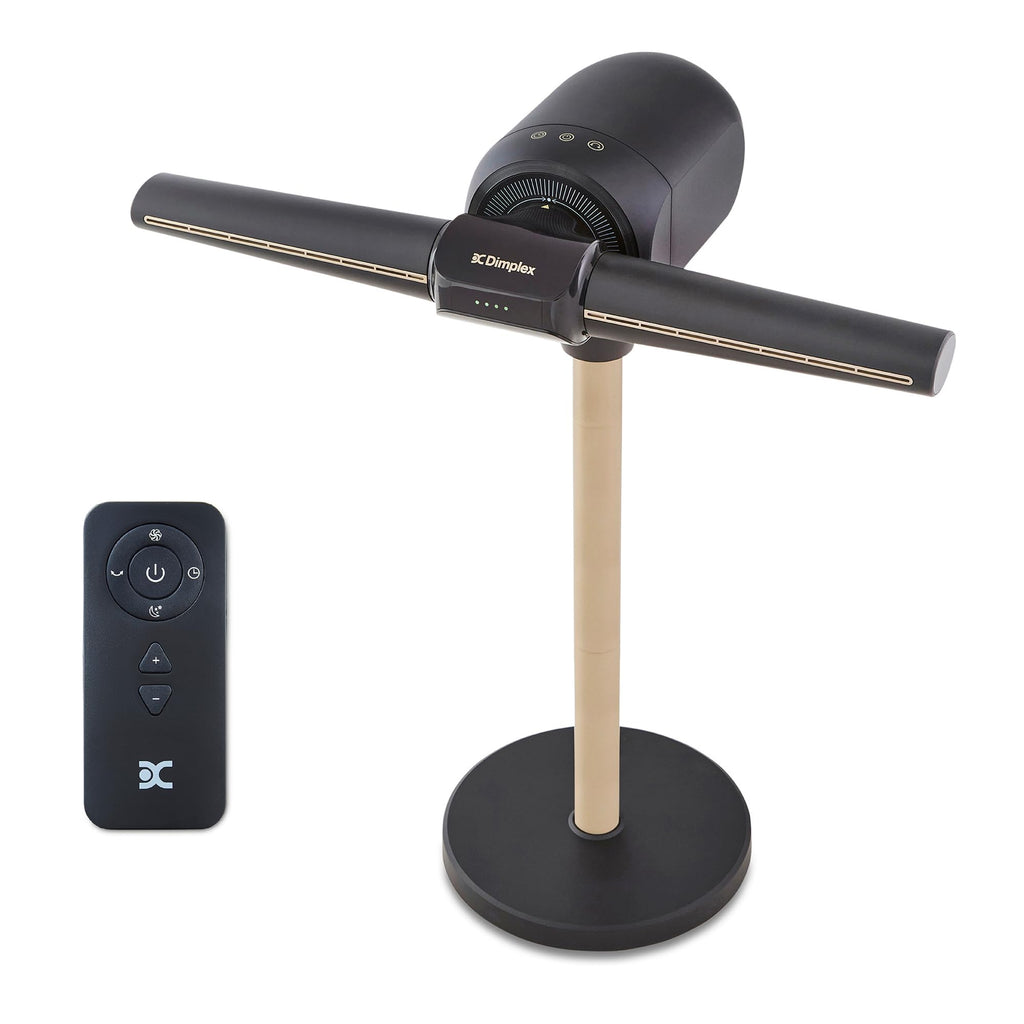 Flügelloser Standventilator FlexBlade 48 W mit 5 Stufen 36 dB 180° Luftauslässen 90° Oszillation 10-Stunden-Timer und Fernbedienung