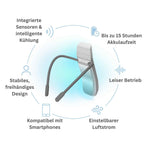 Tragbares Kühl- und Wärmegerät RNP-P1 Bluetooth USB-C Smartphone 15 Stunden Akkulaufzeit