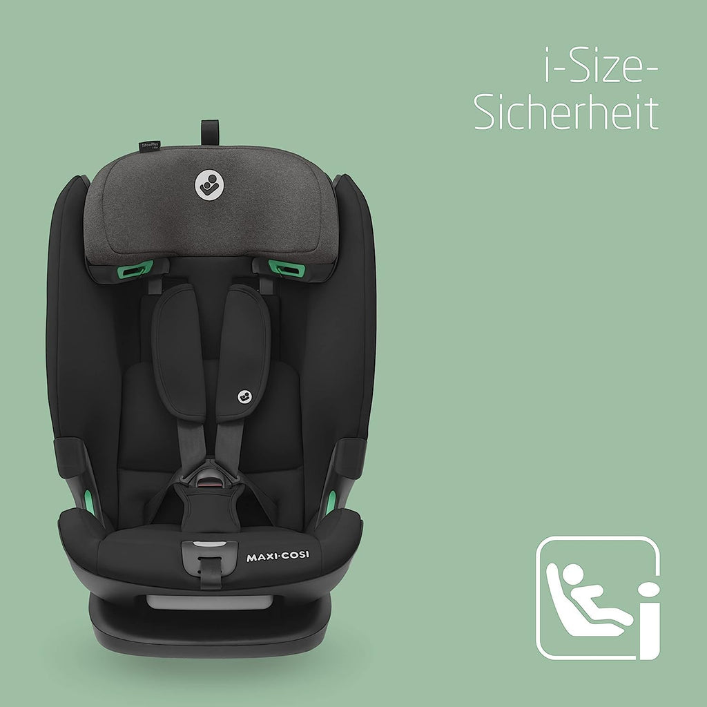 Kinderautositz i-Size Titan Plus 76-150 cm ISOFIX G-CELL Seitenaufprallschutz 4 Liegepositionen