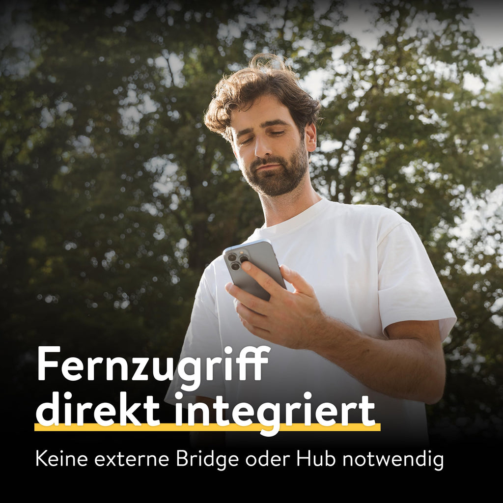 Elektronisches Türschloss Smart Lock Pro Bluetooth WLAN Matter App-Steuerung Fernzugriff Auto-Lock 1,5 Sekunden Montage ohne Zylindertausch