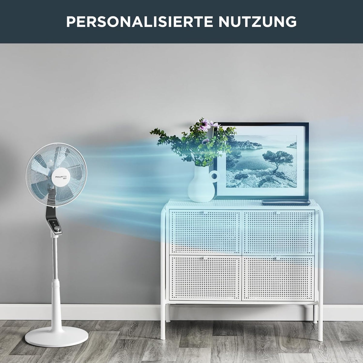 Standventilator VU5640 Turbo Silence Extreme 45 dB 72 m³/min Luftstrom 4 Geschwindigkeiten 120° Oszillation höhenverstellbar