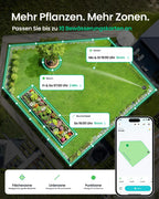 Smartes Bewässerungssystem IrriSense 2 WAW1 mit App-Steuerung Regensensor und Mehrzonenbewässerung
