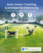 4K 8MP PTZ Überwachungskamera Outdoor TrackMix WiFi mit Wi-Fi 6 6X Hybrid-Zoom Auto-Tracking 30m Nachtsicht