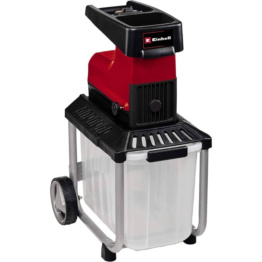 Elektro-Leisehäcksler GC-RS 60 CB 2800 W für Äste bis 45 mm mit Schneidwalze 60 l Fangbox Drehrichtungsumschalter
