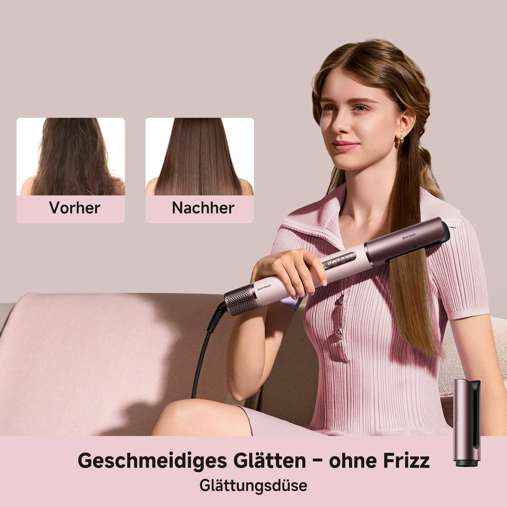 8-in-1 Airflow Multi-Styler AMF18A 1300 W zum Trocknen Glätten Locken mit Kaltluftfunktion für alle Haartypen