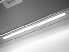 DPE5660M Flachschirmhaube 60 cm 660 m³/h 4 Stufen LED Abluft Umluft 69 dB Metall