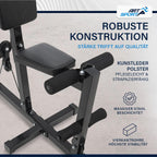 Kraftstation ProfiGym 2000 Modell 24808 mit 40 kg Gewichten Latzug Butterfly Seilzug und Beinstrecker Schwarz