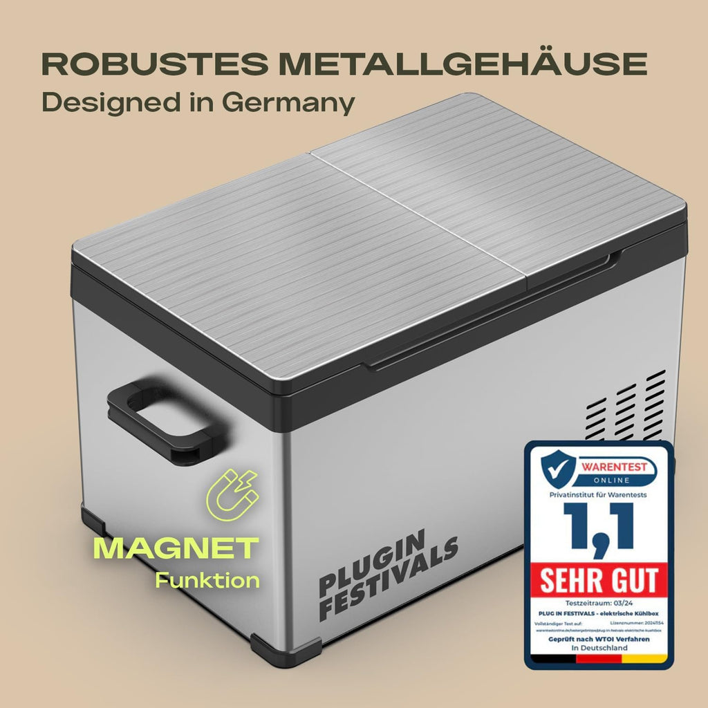Kompressor Kühlbox Icecube Dual 40 38 L mit Doppel Kühlzone App Steuerung 12V 230V Gefrierbox für Camping Auto