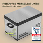 Kompressor Kühlbox Icecube Dual 40 38 L mit Doppel Kühlzone App Steuerung 12V 230V Gefrierbox für Camping Auto
