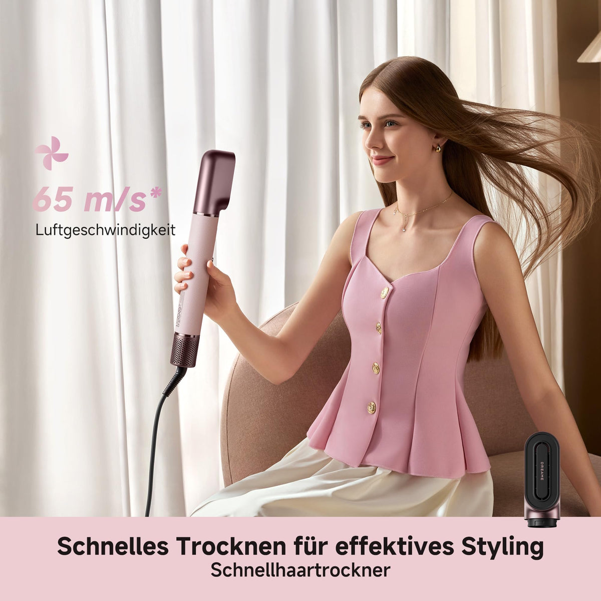 8-in-1 Airflow Multi-Styler AMF18A 1300 W zum Trocknen Glätten Locken mit Kaltluftfunktion für alle Haartypen