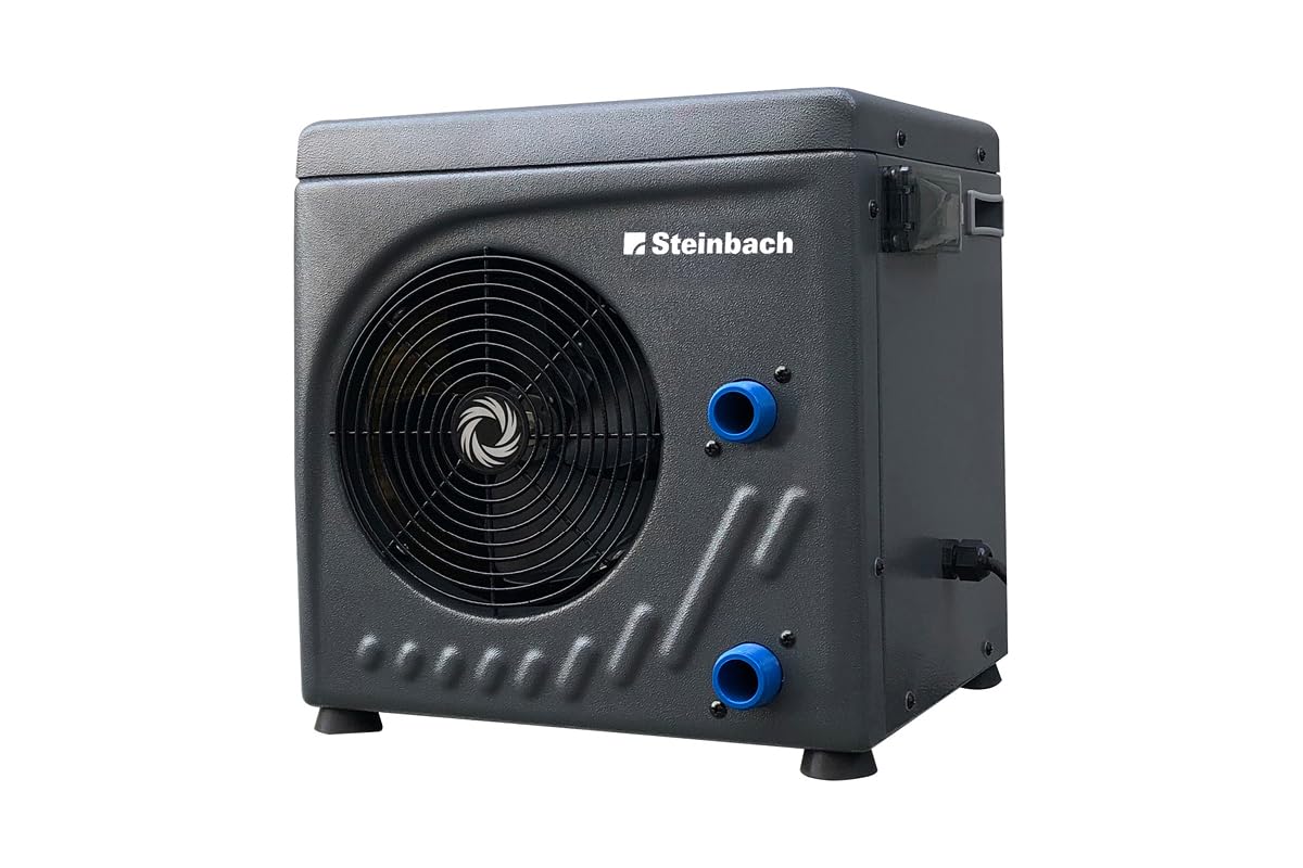 Pool Wärmepumpe Mini 049275 für Pools bis 20.000 l 3.900 W LED-Display Durchflusssensor Titan-Wärmetauscher