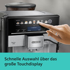 Kaffeevollautomat EQ6 plus s700 TE657503DE mit Milchsystem 12 Getränke Touchdisplay Keramikmahlwerk 1,7 l