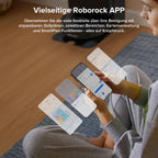 Saugroboter mit Wischfunktion QV 35A 8000 Pa 10 mm Mopp-Anhebung LiDAR-Navigation Anti-Tangle-Bürste All-in-One-Dock App-Steuerung