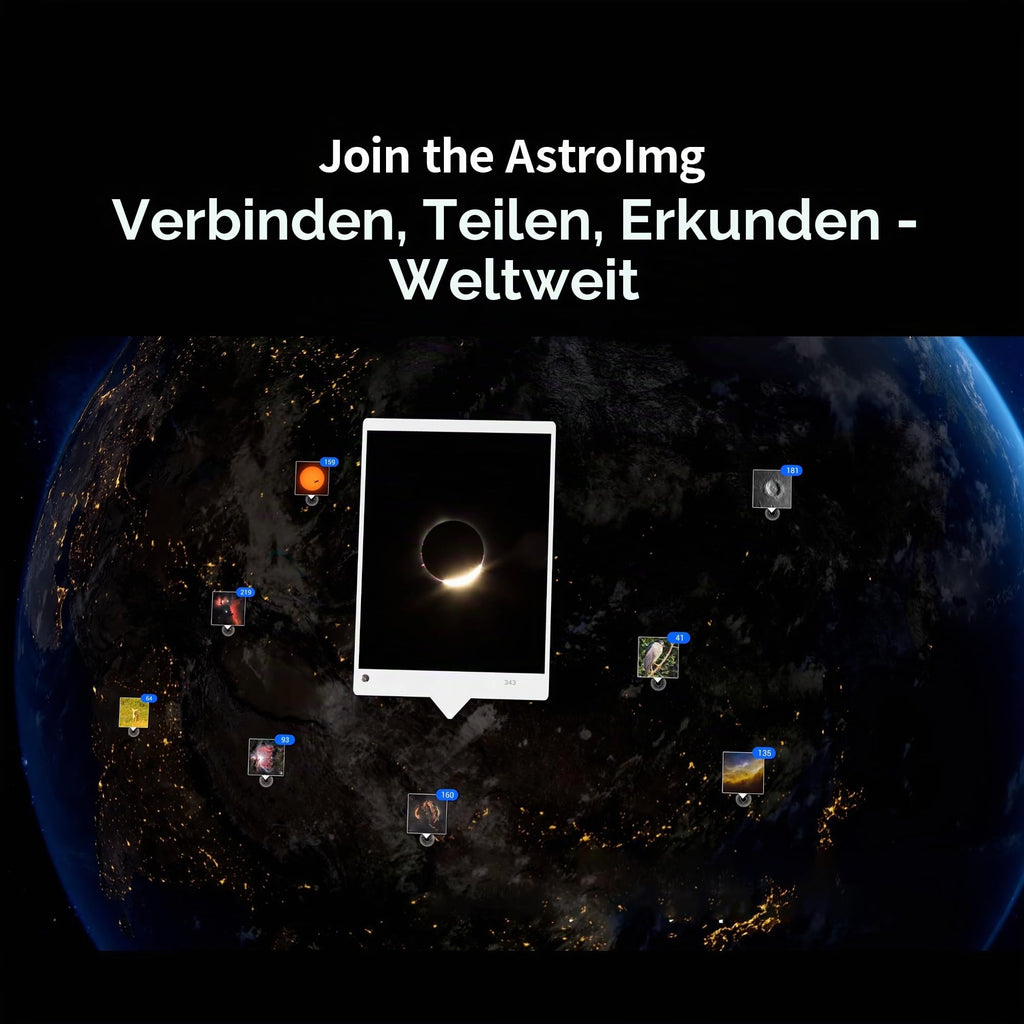 Smart-Teleskop Seestar S30 Pro für Astrofotografie 30 mm Objektiv 4K-Dual-Kamera Auto-Tracking GoTo App-Steuerung