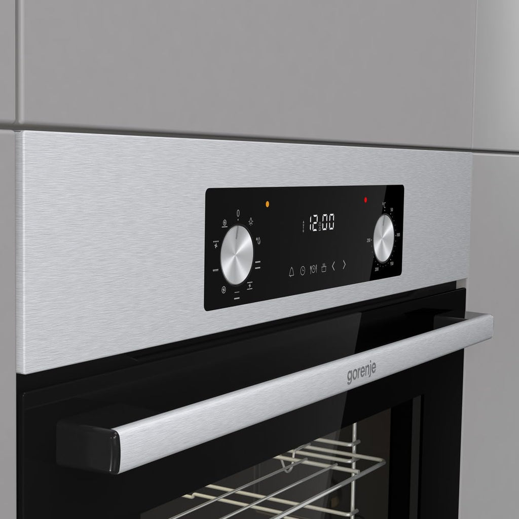 Einbaubackofen BOA6737AO1X 73 Liter Heißluft 250 °C 9 Funktionen Energieeffizienzklasse A EcoClean 2fach verglaste Tür