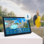 WLAN Wetterstation home 4 WetterDisplay 11 Zoll HD Farbdisplay WetterRadar RegenRadar Wettervorhersage