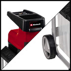 Elektro-Leisehäcksler GC-RS 60 CB 2800 W für Äste bis 45 mm mit Schneidwalze 60 l Fangbox Drehrichtungsumschalter