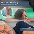 Aufblasbarer Whirlpool Aurora für 6 Personen Ø 204 x 70 cm 138 Massagedüsen RGB-LED-Beleuchtung
