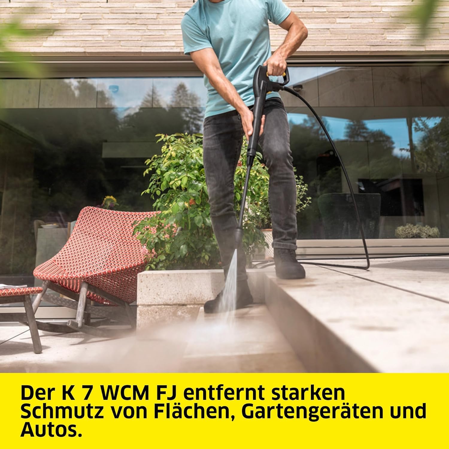Hochdruckreiniger K 7 WCM FJ 1.317-402.0 180 bar 600 l/h 60 m²/h mit Schaumdüse 10 m Schlauch