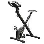 Klappbarer Heimtrainer Tretmann Home mit Magnetwiderstand 16 Stufen gepolstertem Sitz und 150 kg Belastbarkeit